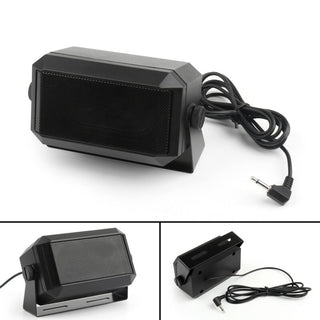 Duty Heavy 1PC 3.5mm Radio Car KES-3 Speaker External For Yaesu Kenwood Icom