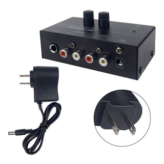 PP500 Phono Preamp Preamplifier Low Noise Sensitive 12V for LP Vinyl Turntable