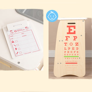 Kid Pretend Medical Clinic Stand Simulation Toy Set With 22 Accessories Ages 3+