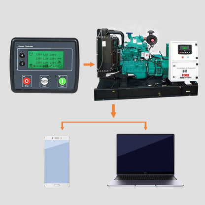 Generator Controller DSE4520 LCD Screen 3?Phase Mains Detection Control Board Generic