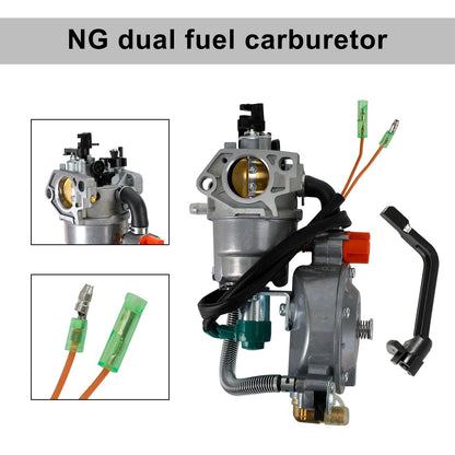 LPG NG Dual Fuel Carburetor For Harbor Freight Predator 6500 5500 8250 Generator Generic