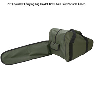20 Chainsaw Carrying Bag Holdall Box Chain Saw Portable Green