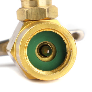 Refrigerant AC Can Bottle Tap 1/2ACME Thread Alloy Adapter Opener Valve