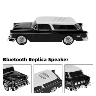 WS-1955 Bluetooth Replica Speaker Retro Speaker Car Design HD Sound TWS FM Radio