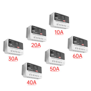 12V24V48V 10A-60A PWM Solar Controller Automatic Solar Controller Iron Phosphate