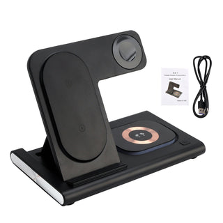 4 in 1 Charger Stand Multiple Devices Wireless Charger iPhone Charging Station
