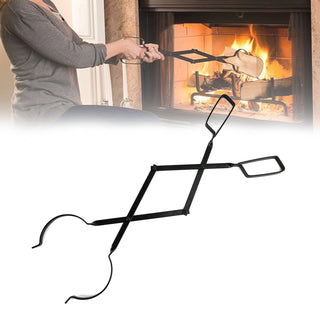 26 Inch Firewood Tongs Firewood Handling Tool Camping Fireplace