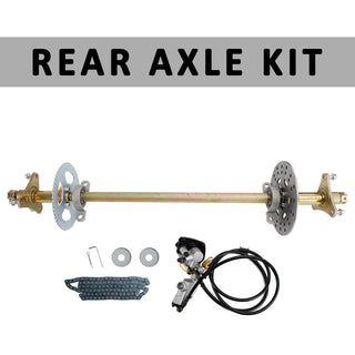 29 inch ATV Quad Go Kart Rear Live Axle Kit Sprocket Brake Hub