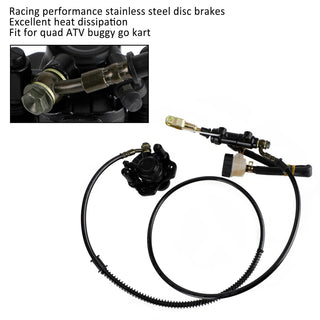 Go Kart ATV Rear Hydraulic Brake Caliper Master Cylinder Kit