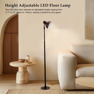 Dimmable Adjustable LED Floor & Table Lamp for Living Room/Office-Black 3 Colors