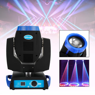 230W 7R Zoom Moving Head Beam Sharpy Light 8 Prism Strobe DMX 16Ch Party Blue