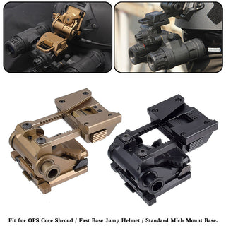 Metal CNC NV Tactical Helmet Mount L4G24 PVS15/18 GPNVG18