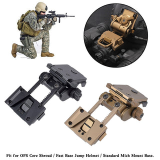 Metal CNC NV Tactical Helmet Mount L4G24 PVS15/18 GPNVG18
