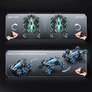 Gesture Sensing Remote Control Cars ransform Drift Off Road Vehicle for Boys Age 6-14 Year Old Cool 8 Wheels Hand Controlled rc Stunt Car Toys