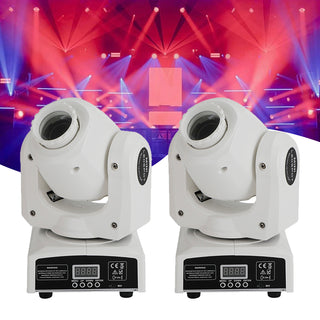 2Pcs Moving Head 120W 8Gobo Stage Lighting RGBW LED DJ DMX Beam Bar Party Light