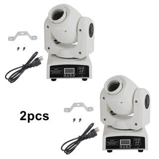 2Pcs Moving Head 120W 8Gobo Stage Lighting RGBW LED DJ DMX Beam Bar Party Light