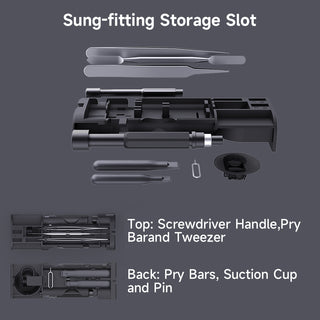 topteng Precision Screwdriver Set 60-Piece DIY PC Phone Electronics Repair Tool Kit Reliability S2 Bits