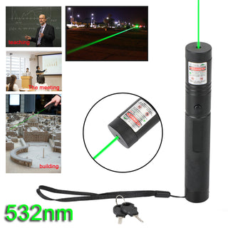 900Miles Green Laser Pointer Pen Visible Beam 18650 Torch Lazer Lamp 532nm