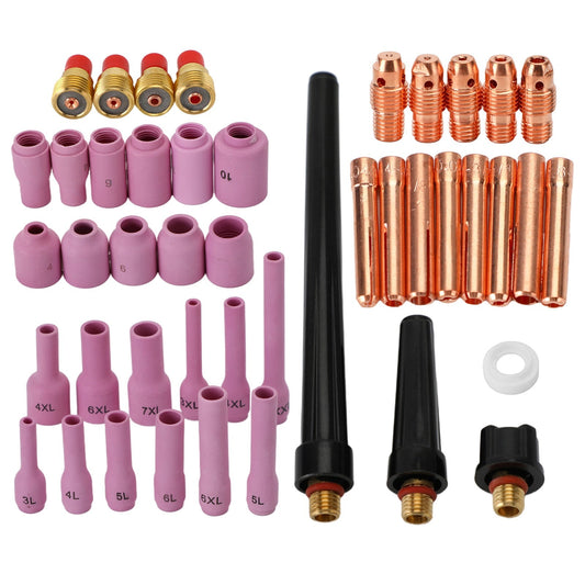 46Pcs Tig Gas Lens Collet Body Assorted Size Fit Tig Welding Torch Wp9 20 25 Generic