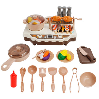 36Pcs BBQ Toy Simulation Skewers Hot Pot Food Toy For Boys And Girls Cooking Set