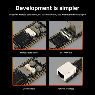 Luckfox Lyra Plus Linux Development Board RK3506G2 Chip 128MB RJ45 Network Port
