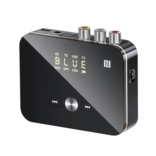 2 in 1 USB Bluetooth Transmitter Receiver Wireless NFC to 2RCA Stereo Adapter