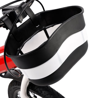 16" Kids Bike for Boys and Girls with auxiliary wheels & Rack Red