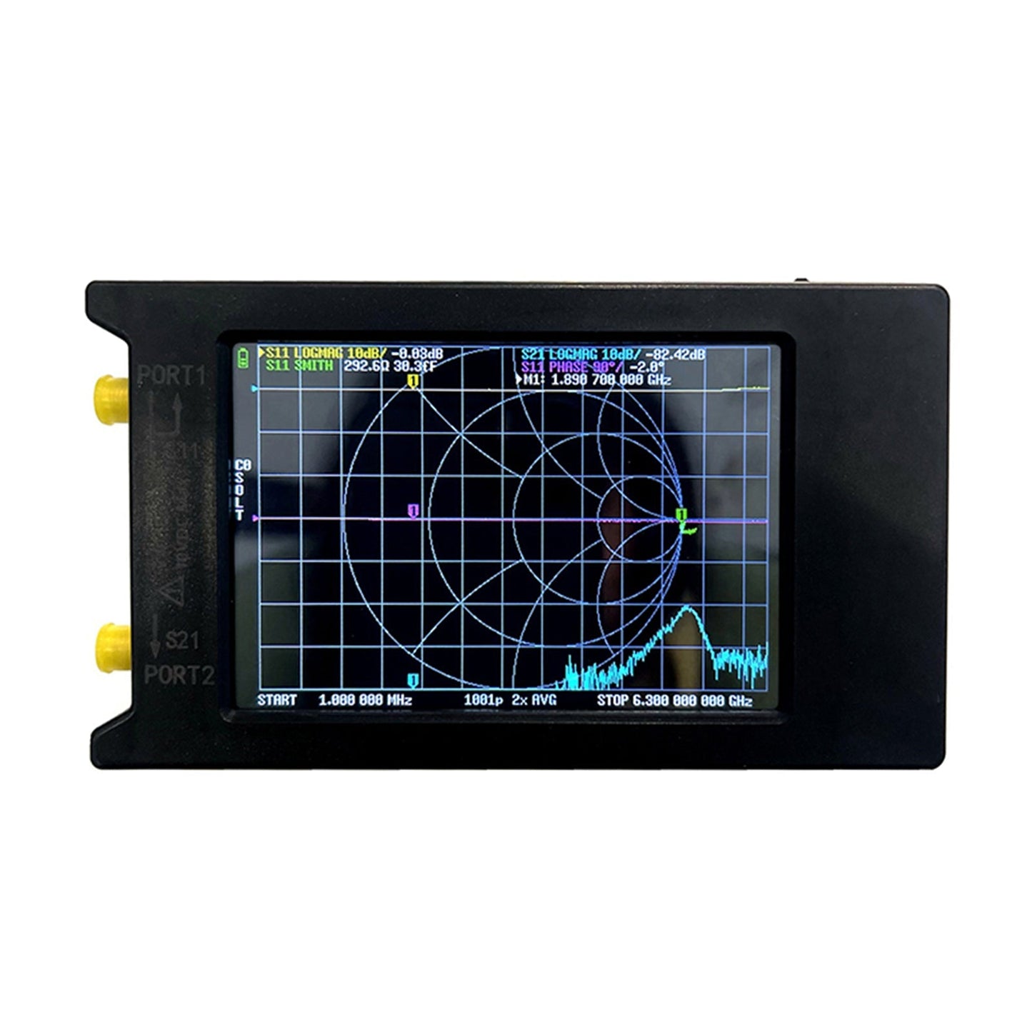 4" 50Khz-6.3Ghz Vector Network Analyzer Antenna Analyzer For MF HF VHF Generic