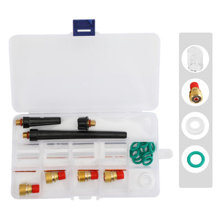 Tig Gas Lens Collet Body  Cup Kit Wp 9 20 25 Tig Welding Torch 26Pcs