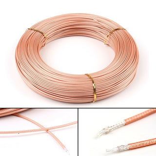 30M 98ft RG316 RF Coax Coaxial cable Connector 50ohm M17/113 Shielded Pigtail