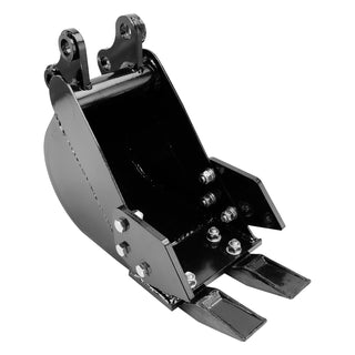 2-Teeth Trenching Bucket For Mini Excavator Attachment Narrow Rock Bucket 200mm
