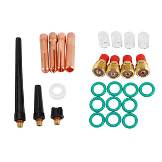 Tig Gas Lens Collet Body  Cup Kit Wp 9 20 25 Tig Welding Torch 26Pcs