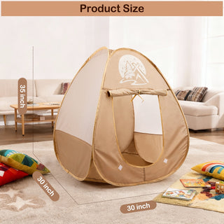 Binoculars Cooking Tools Kids Camping Set with Tent Indoor and Outdoor Gift for Boys Girls 34Pcs Camping Pretend Play Set with Light-Up Campfire Grill