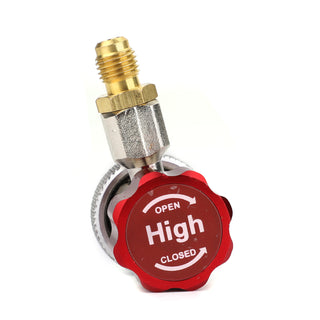 2x 1/4" Quick Connector Adapter Coupler Auto A/C Manifold Gauge Low/High HVAC