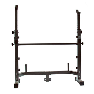 Full Body Adjustable Weight Bench Folding Press W/Barbell Rack