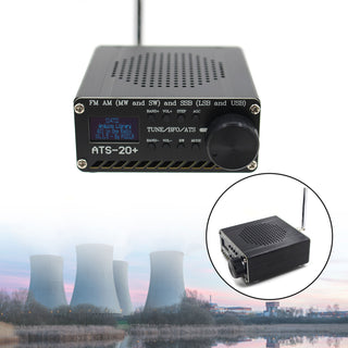 Upgraded ATS-20+ Radio Receiver FM AM (MW & SW) SSB (LSB & USB) With Battery