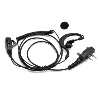ICOM F1000-011 Curved Earhook Headset For ICOM U86 F4033 V88 U88 G88 T10 Radio