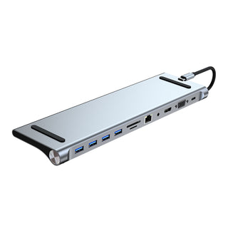 11 in 1 USB-C Type C HD PD 100W 4K USB 3.0 HD Adapter HUB Multi-function Dock