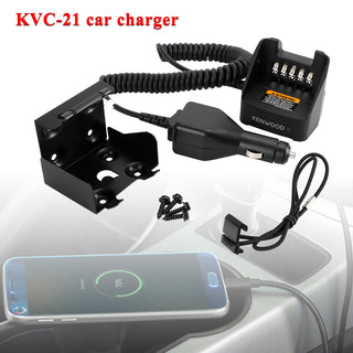 KVC-21 Car Battery Charger For Kenwood NX-200 NX-300 NX-5200 TK-2180 TK-3180