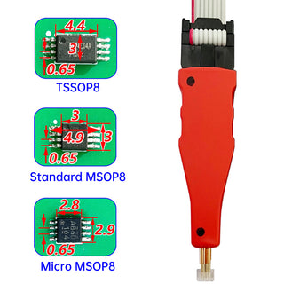 TSSOP8/MSOP8 Chip Burn Test Probe Micro Chip Spring Pin Car Connection Cable