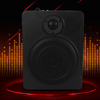 Subwoofer 8" 600W Under-Seat Amplifier Speaker Audio Sub Woofer Slim Box