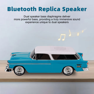 WS-1955 Bluetooth Replica Speaker Retro Speaker Car Design HD Sound TWS FM Radio