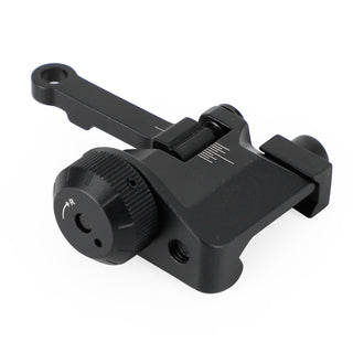 Folding Back Up Iron Sight Flip Up Front Rear Set Picatinny Rail KAC300