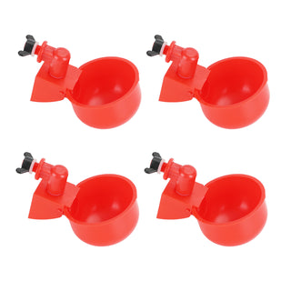 4Pc Chicken Watering Cup Automatic Filling Water Drinking Bowl For Duck And More