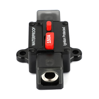 150A Circuit Breaker Ignition Protected Inline Reset Replace Fuse For Car Marine 150A Circuit Breaker Ignition Inline Automatic Reset Fuse For Car Audio Marine 150A AMP Circuit Breaker Ignition Inline Replace Reset Fuse For Car Audio Marine
