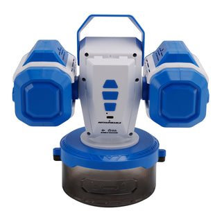 Rechargeable Bubble Machine With Light 360°Rotation Remote Control Outdoor Event