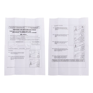 2PCS 36-80 Standard Strut Kit For Werner Aluminum Attic Ladders AH2210  AH2210B
