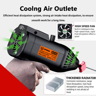 Handheld Arc Welding Machine Automatic Digital Current Adjustment Welder 110V