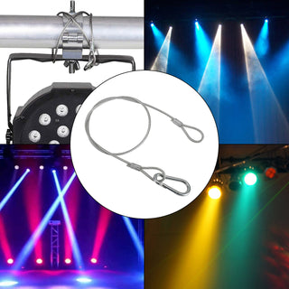 1Pcs 26.4"Steel Wire Safety Security Cable For Stage Light Clamp Par Light