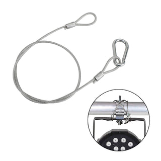 1Pcs 26.4"Steel Wire Safety Security Cable For Stage Light Clamp Par Light